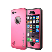 Cargar imagen en el visor de la galería, iPhone 5S/5 Waterproof Case, PunkCase StudStar Pink Case Water/Shock/Dirt Proof | Lifetime Warranty (Color in image: pink)