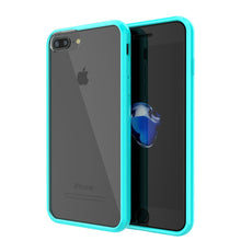 Cargar imagen en el visor de la galería, iPhone 8+ Plus Case PunkCase LUCID Clear Series for Apple iPhone 8+ Plus (Color in image: teal)