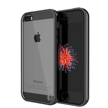 Cargar imagen en el visor de la galería, iPhone SE/5S/5 Case Punkcase® LUCID 2.0 Black Series w/ PUNK SHIELD Screen Protector | Ultra Fit (Color in image: black)