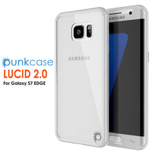 Cargar imagen en el visor de la galería, S7 Edge Case Punkcase® LUCID 2.0 White Series w/ PUNK SHIELD Screen Protector | Ultra Fit (Color in image: clear)