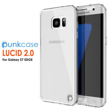 Cargar imagen en el visor de la galería, S7 Edge Case Punkcase® LUCID 2.0 Clear Series w/ PUNK SHIELD Screen Protector | Ultra Fit (Color in image: black)