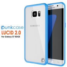 Cargar imagen en el visor de la galería, S7 Edge Case Punkcase® LUCID 2.0 Light Blue Series w/ PUNK SHIELD Screen Protector | Ultra Fit (Color in image: teal)