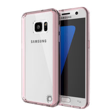Cargar imagen en el visor de la galería, S7 Case Punkcase® LUCID 2.0 Crystal Pink Series w/ PUNK SHIELD Glass Screen Protector | Ultra Fit (Color in image: crystal pink)