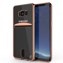 Load image into Gallery viewer, Galaxy S8 Plus Case, PUNKCASE® LUCID Rose Gold Series | Card Slot | SHIELD Screen Protector (Color in image: Rose Gold)