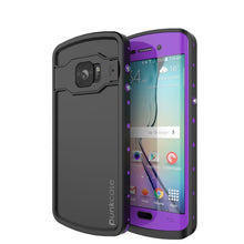 Load image into Gallery viewer, Galaxy s6 EDGE Plus Waterproof Case, Punkcase StudStar Purple Water/Shock Proof | Lifetime Warranty (Color in image: purple)