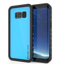Cargar imagen en el visor de la galería, Galaxy S8 Waterproof Case PunkCase StudStar Light Blue Thin 6.6ft Underwater IP68 ShockProof (Color in image: light blue)