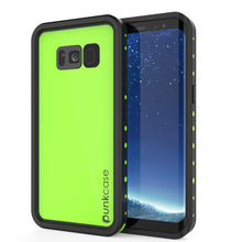 Load image into Gallery viewer, Galaxy S8 Waterproof Case PunkCase StudStar Light Green Thin 6.6ft Underwater IP68 ShockProof (Color in image: light green)