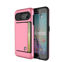 Load image into Gallery viewer, Galaxy S6 EDGE Plus Case PunkCase CLUTCH Pink Series Slim Armor Soft Cover Case w/ Screen Protector (Color in image: Pink)