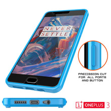 Cargar imagen en el visor de la galería, OnePlus 3 Case Punkcase® LUCID 2.0 Light Blue Series w/ SHIELD GLASS Lifetime Warranty Exchange (Color in image: pink)