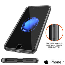 Cargar imagen en el visor de la galería, iPhone 7+ Plus Case Punkcase® LUCID 2.0 Crystal Black Series w/ SHIELD Screen Protector | Ultra Fit (Color in image: black)