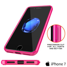 Cargar imagen en el visor de la galería, iPhone 7 Case Punkcase® LUCID 2.0 Pink Series w/ PUNK SHIELD Screen Protector | Ultra Fit (Color in image: black)
