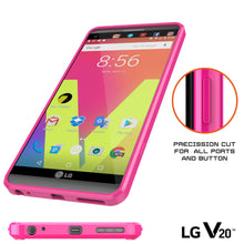 Cargar imagen en el visor de la galería, LG v20 Case Punkcase® LUCID 2.0 Pink Series w/ PUNK SHIELD Glass Screen Protector | Ultra Fit (Color in image: clear)
