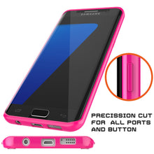 Cargar imagen en el visor de la galería, S7 Edge Case Punkcase® LUCID 2.0 Pink Series w/ PUNK SHIELD Screen Protector | Ultra Fit (Color in image: black)