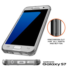 Cargar imagen en el visor de la galería, S7 Case Punkcase® LUCID 2.0 Crystal Black Series w/ PUNK SHIELD Glass Screen Protector | Ultra Fit (Color in image: teal)