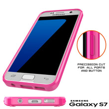 Cargar imagen en el visor de la galería, S7 Case Punkcase® LUCID 2.0 Pink Series w/ PUNK SHIELD Glass Screen Protector | Ultra Fit (Color in image: black)