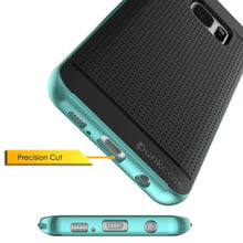 Load image into Gallery viewer, Galaxy S7 Edge Case, PunkCase STEALTH Teal Series Hybrid 3-Piece Shockproof Dual Layer Cover (Color in image: Navy Blue)