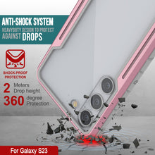 Cargar imagen en el visor de la galería, Punkcase S23 Armor Stealth Case es una funda protectora de grado militar con múltiples capas, en color oro rosa.