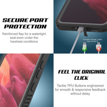 Cargar imagen en el visor de la galería, Galaxy S23 resistente al agua, a los golpes, a la nieve y al polvo. Funda Slim de la serie Extreme de color azul claro.