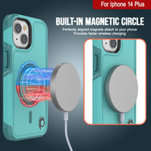 Load image into Gallery viewer, Built-in MAGNETIC CIRCLE Perfectly aligned magnets attach to your phone Provides faster wireless charging