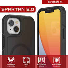 Load image into Gallery viewer, For Iphone 14 SPARTAN 2.0 YM tJ & SHOCK-PROOF ULTRA MULTI LAYERED MILITARY GRADE PROTECTION FIT MATERIAL PROTECTION