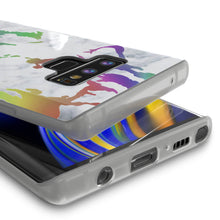Cargar imagen en el visor de la galería, Galaxy Note 9 Full Body W/ Screen Protector Marble Case (Blanco Marmo) (Color in image: Teal Onyx)