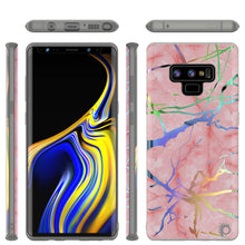 Cargar imagen en el visor de la galería, Galaxy Note 9 Full Body W/ Screen Protector Marble Case (Rose Mirage)