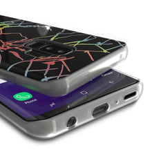 Load image into Gallery viewer, Punkcase Galaxy S9+ Marble Case, Protective Full Body Cover W/PunkShield Screen Protector (Black Mirage) (Color in image: Blanco Marmo)