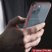 Cargar imagen en el visor de la galería, iPhone 12 Pro Max Case Punkcase® LUCID 2.0 Crystal Pink Series w/ PUNK SHIELD Screen Protector | Ultra Fit (Color in image: white)