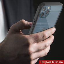 Cargar imagen en el visor de la galería, iPhone 12 Pro Max Case Punkcase® LUCID 2.0 Black Series w/ PUNK SHIELD Screen Protector | Ultra Fit (Color in image: pink)