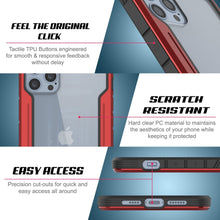 Cargar imagen en el visor de la galería, Punkcase iPhone 14 Pro Ravenger MAG Defense Case es un estuche protector de grado militar con cobertura multicapa en color Rose-Gold.