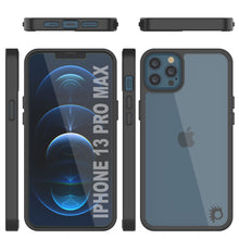 Cargar imagen en el visor de la galería, Funda iPhone 13 Pro Max Punkcase® LUCID 2.0 Black Series con protector de pantalla PUNK SHIELD | Ajuste ultra
