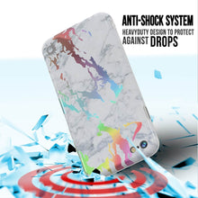 Cargar imagen en el visor de la galería, Punkcase iPhone 8 / 7 Marble Case, Protective Full Body Cover W/9H Tempered Glass Screen Protector (Blanco Marmo) (Color in image: Rose Mirage)