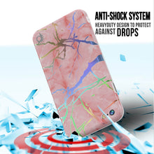 Cargar imagen en el visor de la galería, Punkcase iPhone 8 / 7 Marble Case, Protective Full Body Cover W/9H Tempered Glass Screen Protector (Rose Mirage) (Color in image: Blanco Marmo)