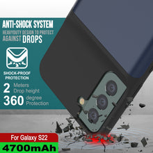 Cargar imagen en el visor de la galería, ANTI-SHOCK SYSTEM HEAVYDUTY DESIGN TO PROTECT AGAINST DROPS i SHOCK-PROOF PROTECTION Meters Drop height degree 360 Protection - For Galaxy S22 (Color in image: Black)