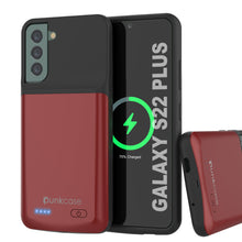 Cargar imagen en el visor de la galería, PunkJuice S22+ Plus Battery Case Red - Portable Charging Power Juice Bank with 4800mAh (Color in image: Red)