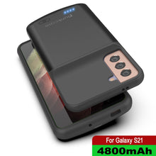 Cargar imagen en el visor de la galería, PunkJuice S21 Battery Case Black - Portable Charging Power Juice Bank with 4800mAh