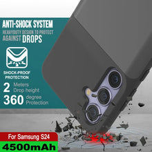 Cargar imagen en el visor de la galería, Estuche de batería PunkJuice S24 gris: cargador portátil de batería externa con 4500 mAh