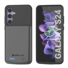Cargar imagen en el visor de la galería, Estuche de batería PunkJuice S24 gris: cargador portátil de batería externa con 4500 mAh