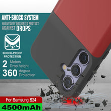 Cargar imagen en el visor de la galería, Estuche de batería PunkJuice S24 rojo: cargador portátil de batería externa con 4500 mAh