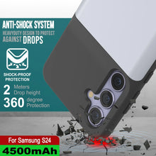 Cargar imagen en el visor de la galería, Estuche de batería PunkJuice S24 blanco: cargador portátil de batería externa con 4500 mAh