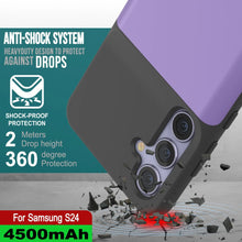 Cargar imagen en el visor de la galería, Estuche de batería PunkJuice S24 morado: cargador portátil de batería externa con 4500 mAh