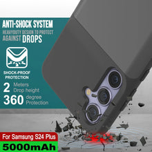 Cargar imagen en el visor de la galería, Estuche de batería PunkJuice S24+ Plus gris: cargador portátil de batería externa con 5000 mAh