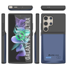 Cargar imagen en el visor de la galería, Estuche de batería PunkJuice S24 Ultra azul: cargador portátil de batería externa con 4500 mAh