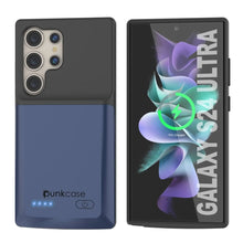 Cargar imagen en el visor de la galería, Estuche de batería PunkJuice S24 Ultra azul: cargador portátil de batería externa con 4500 mAh