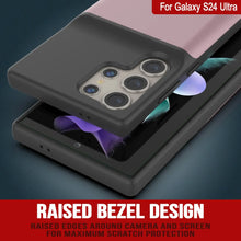 Cargar imagen en el visor de la galería, Estuche de batería PunkJuice S24 Ultra en oro rosa: cargador portátil de batería externa con 4500 mAh