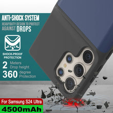 Cargar imagen en el visor de la galería, Estuche de batería PunkJuice S24 Ultra azul: cargador portátil de batería externa con 4500 mAh