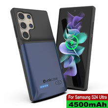 Cargar imagen en el visor de la galería, Estuche de batería PunkJuice S24 Ultra azul: cargador portátil de batería externa con 4500 mAh