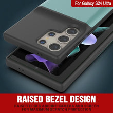 Cargar imagen en el visor de la galería, Estuche de batería PunkJuice S24 Ultra en color verde azulado: cargador portátil de batería externa con 4500 mAh