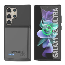Cargar imagen en el visor de la galería, Estuche de batería PunkJuice S24 Ultra gris: cargador portátil de batería externa con 4500 mAh