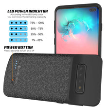 Cargar imagen en el visor de la galería, PunkJuice S10+ Plus Battery Case Black - Fast Charging Power Juice Bank with 5000mAh